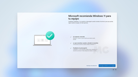 Microsoft quiere que actualices a Windows 11 y ya ha empezado a mostrar anuncios